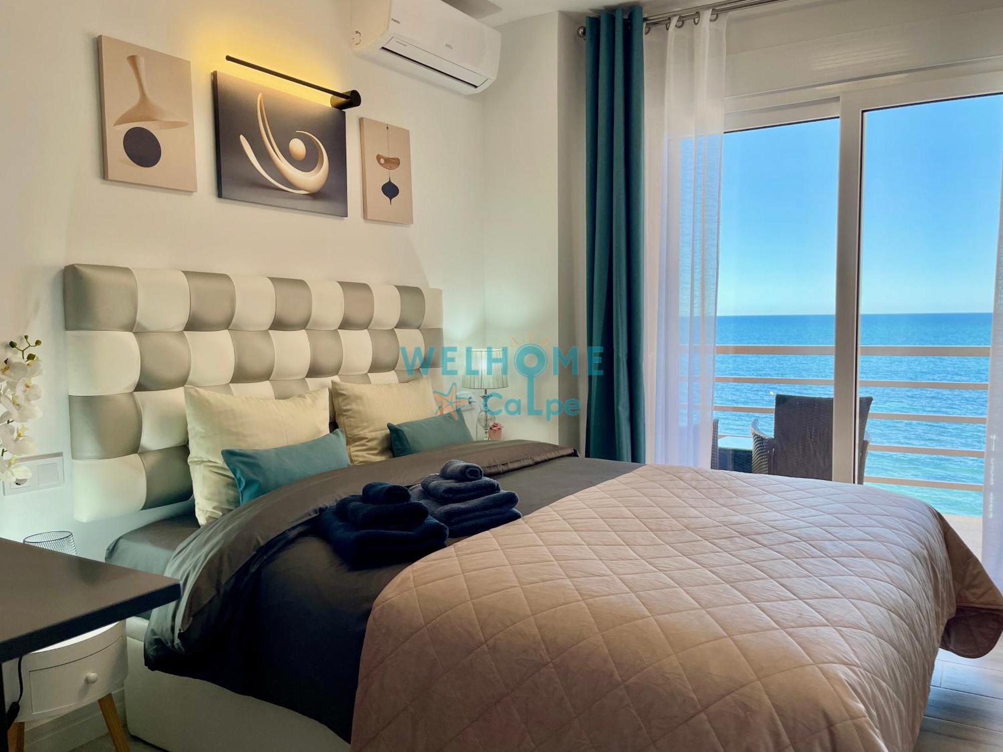Acuarela Estudio, 1ª Linea, Vista Al Mar, Piscina Calpe Bagian luar foto