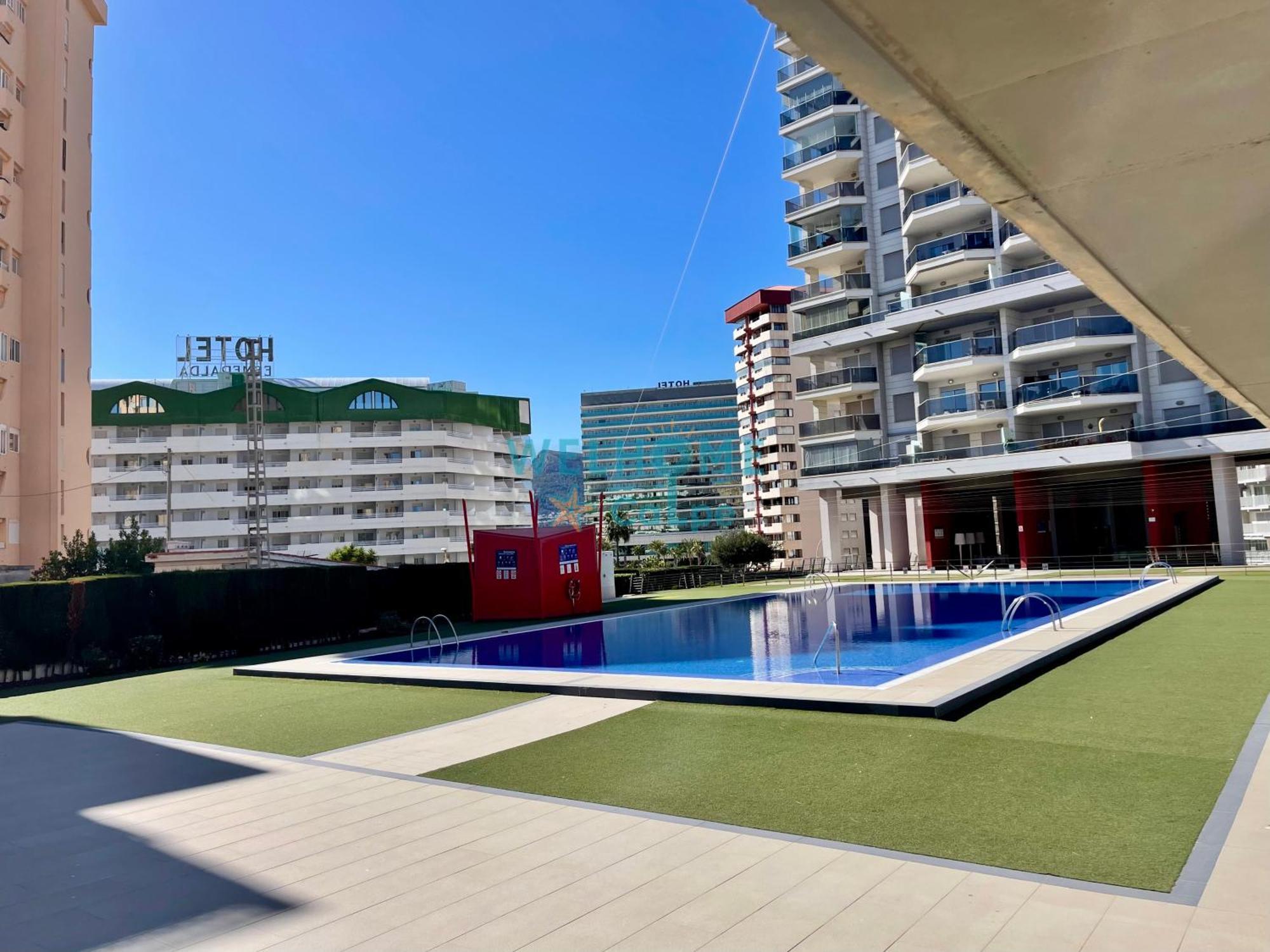 Acuarela Estudio, 1ª Linea, Vista Al Mar, Piscina Calpe Bagian luar foto
